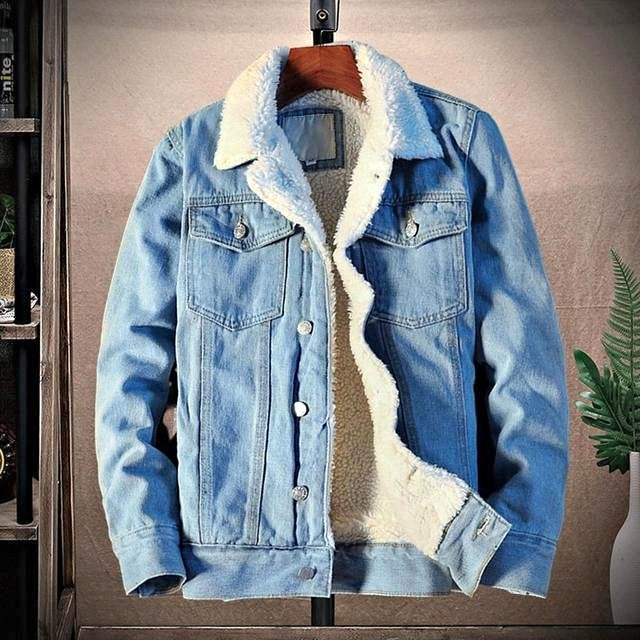 F24 Chaqueta ovejera en jean